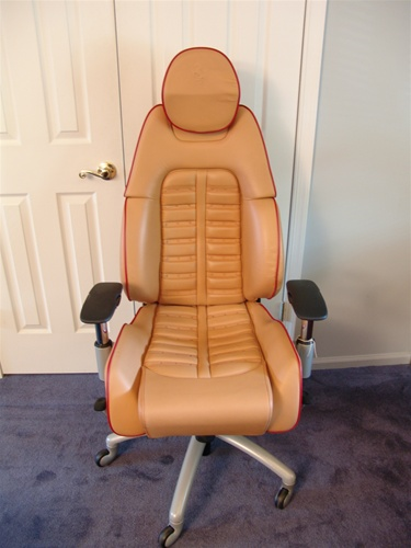 Illustration for article titled Race Car Chairs Give You Office Pole Position